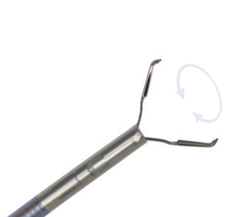 Einweg Hämostase-Clipapplikator "ECO" mit Handgriff (Branchenwinkel  135°)