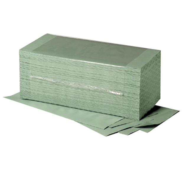 Falthandtücher grün (H3)