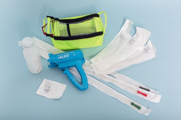 Füllung Arzt Absaugung