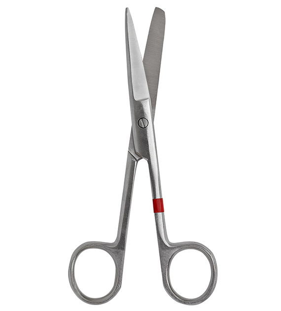 Einmal-Schere chirurgisch (14,5 cm)