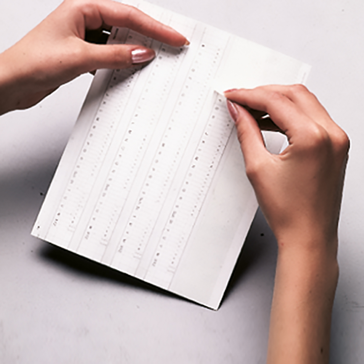 MED+ORG Alphabetleistenaufkleber