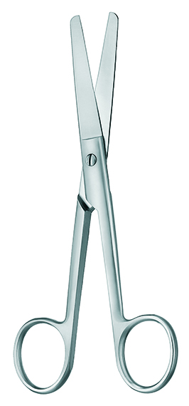Chirurgische Schere gerade