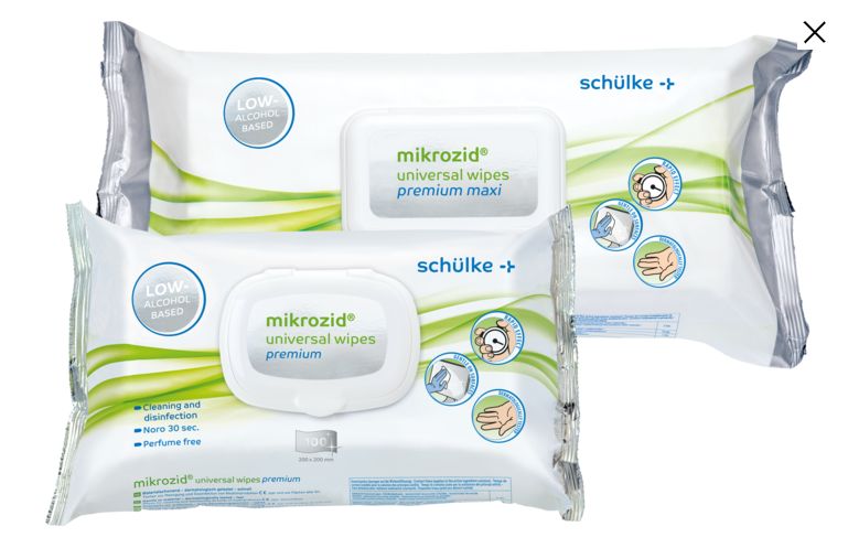 mikrozid® universal wipes premium (20cm x 20cm)