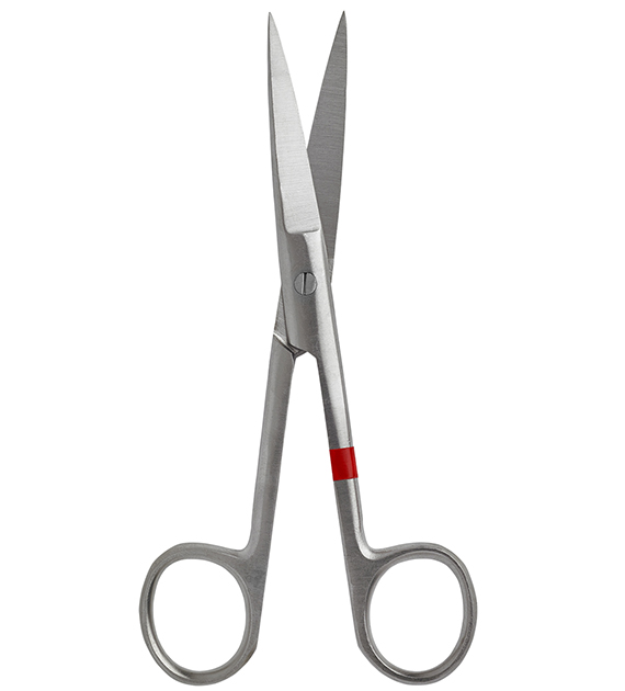 Einmal-Schere chirurgisch (14,0 cm, spitz/spitz, gerade)