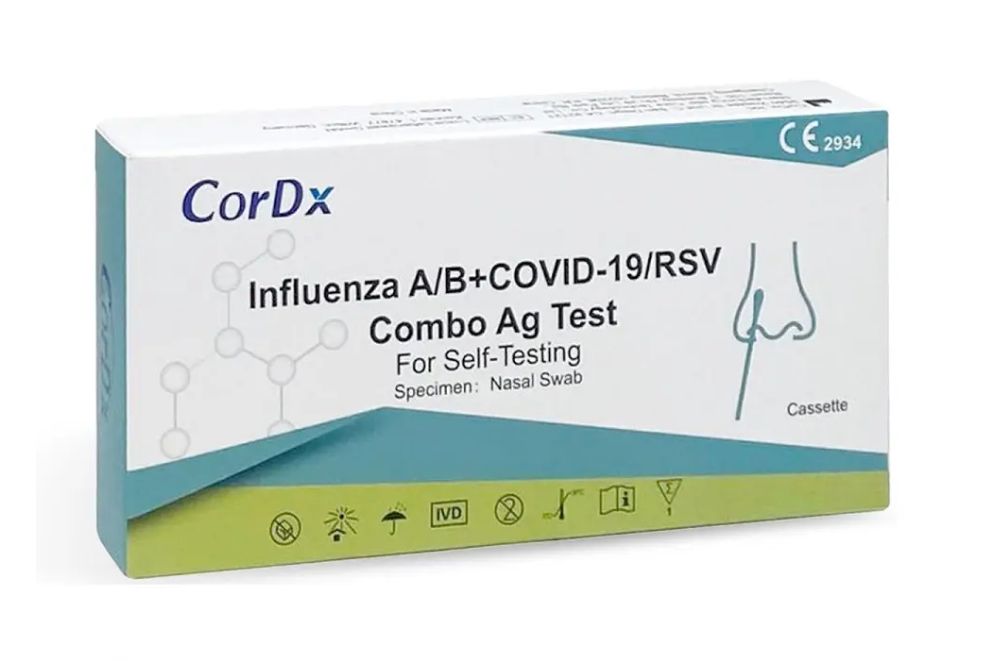 CorDx 4in1 Antigen Schnelltest (Corona, Influenza A/B, RSV Combo)